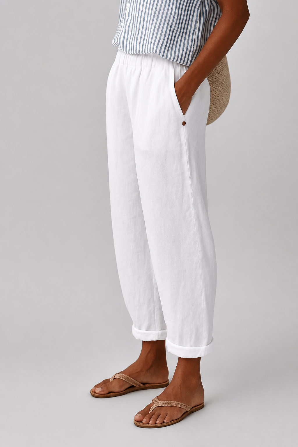 Noraya | Pantaloni Eleganti con Tasche Laterali