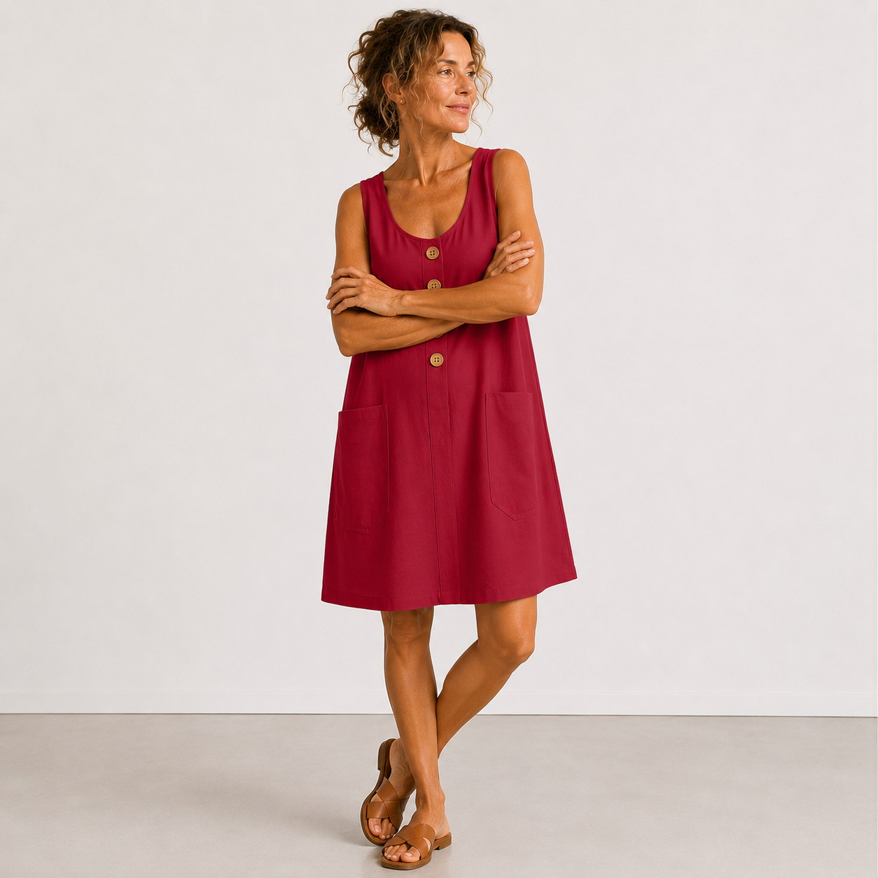 Maud - Abito in cotone e lino