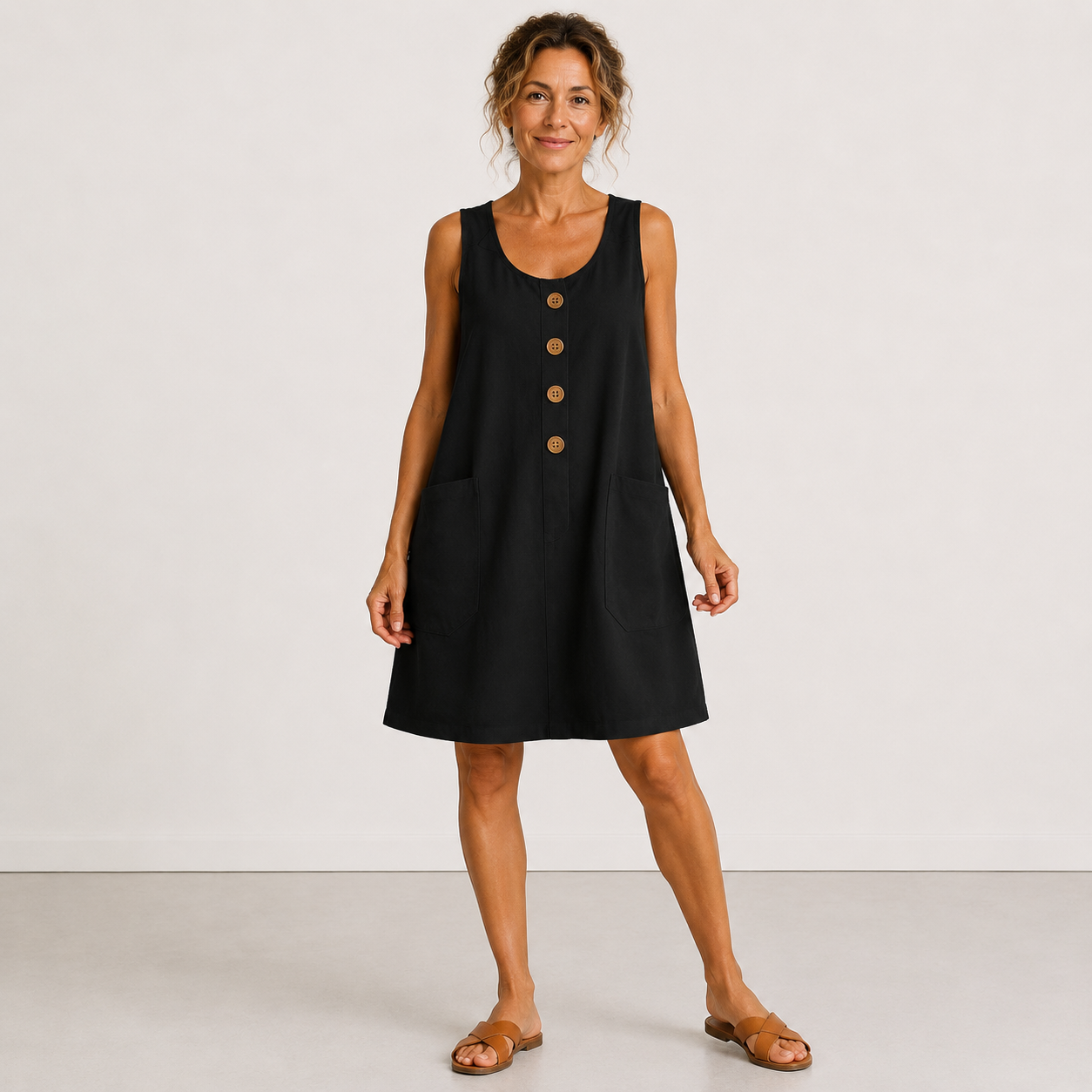 Maud - Abito in cotone e lino