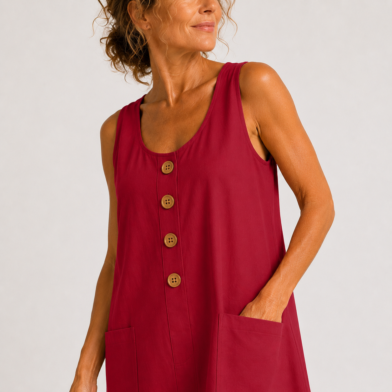 Maud - Abito in cotone e lino