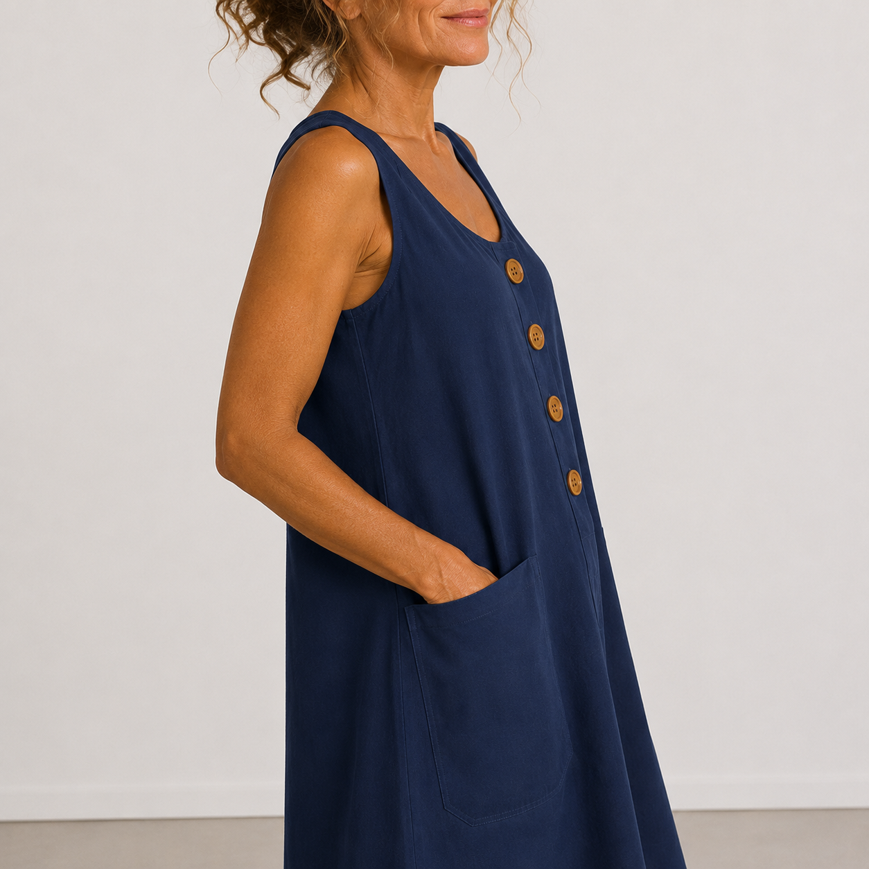 Maud - Abito in cotone e lino