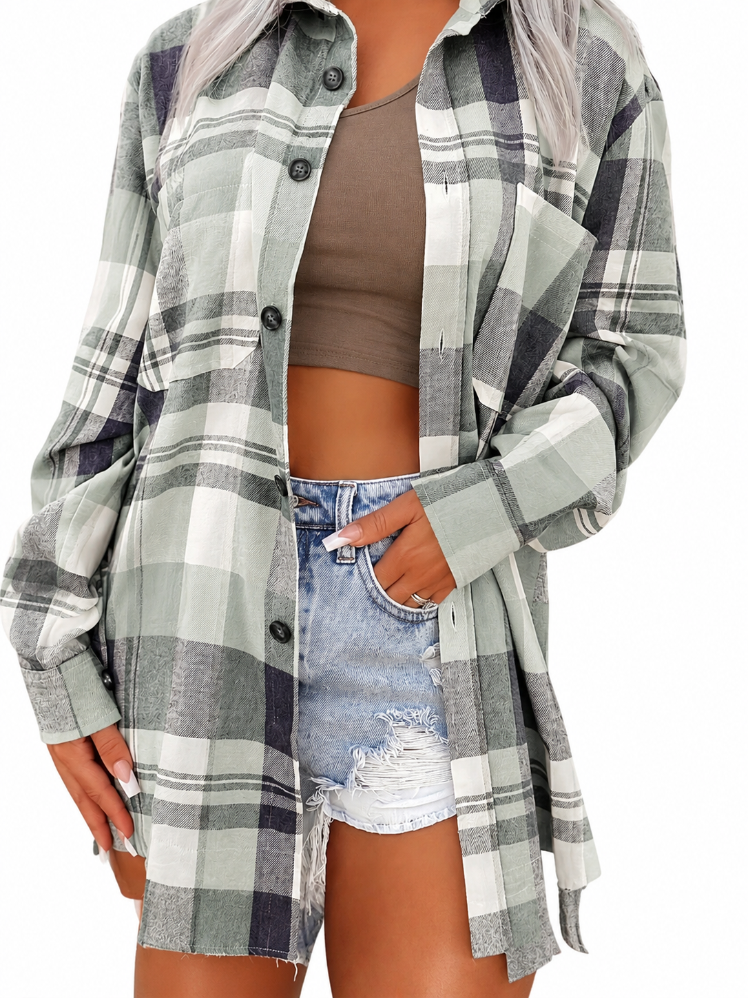 GIADA ROMA | CAMICIA ESTIVA A MANICHE LUNGHE PER DONNE