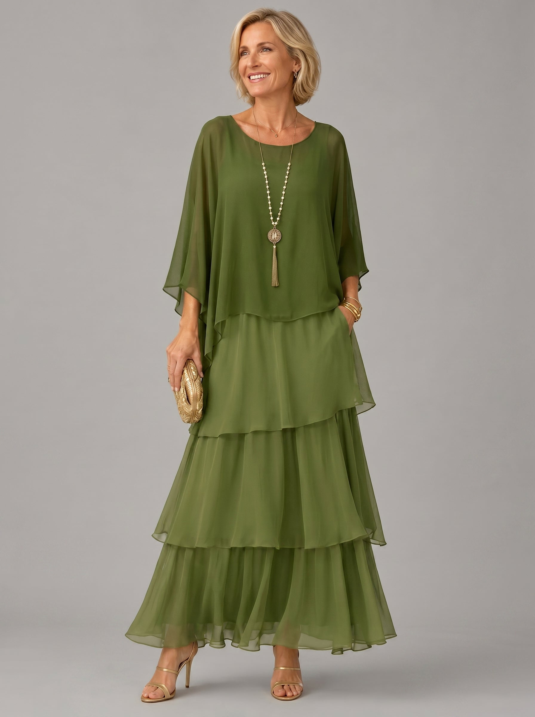 Matilda | Elegante Maxi Dress Fluttuante