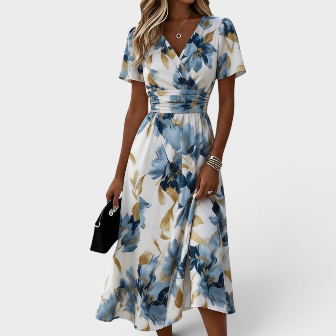 Valentina | Abito Midi Floreale Elegante