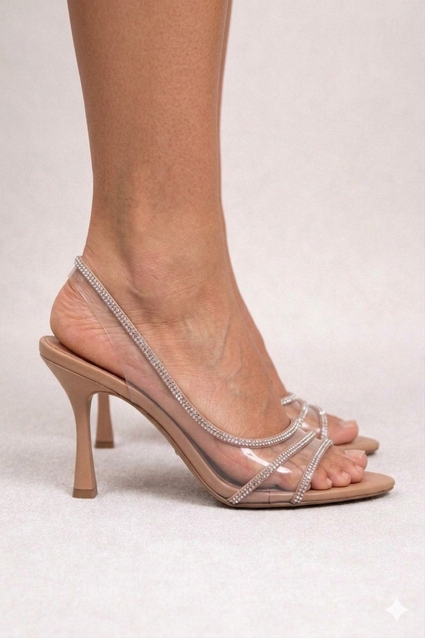 Celestia | Sandali Cristallo Elegante