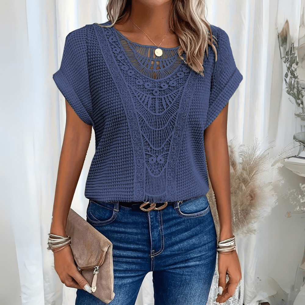 Karin | Blusa elegante in pizzo