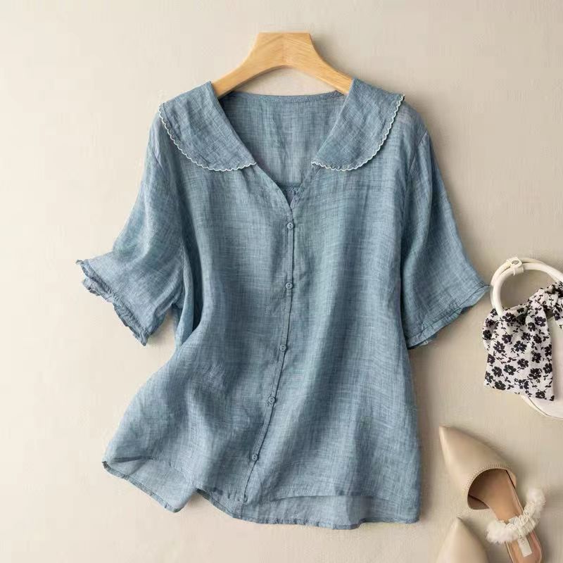 Adèle | Blusa aerea in lino