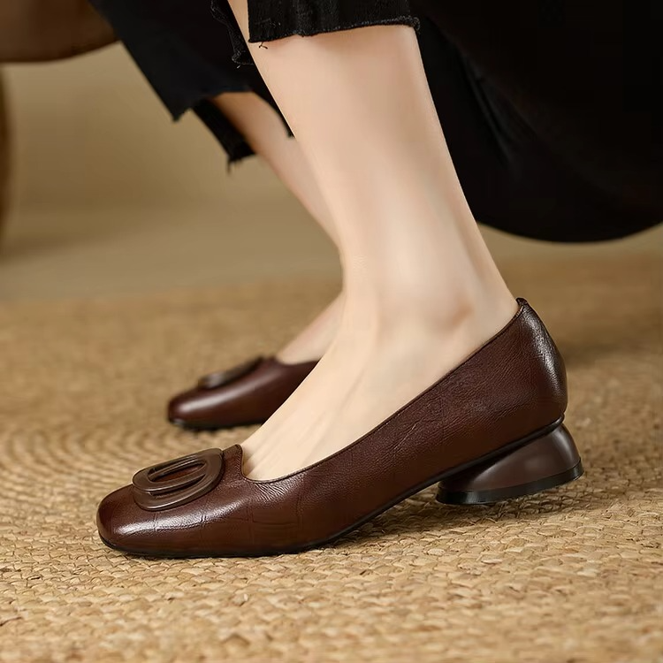 Ballerine in pelle Opium