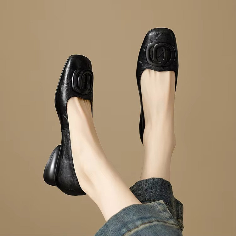 Ballerine in pelle Opium