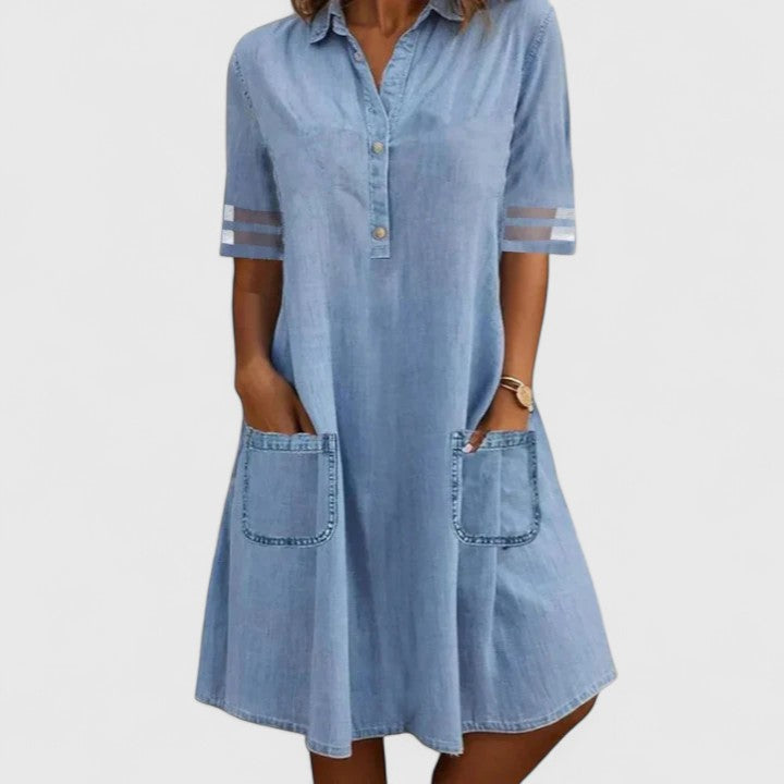 Brittany | Abito in Denim Flattering