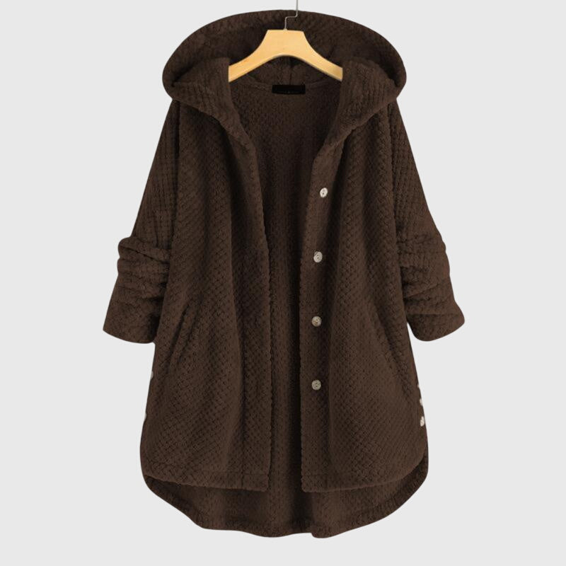 Franca™ - Giacca in Pile con Cappuccio