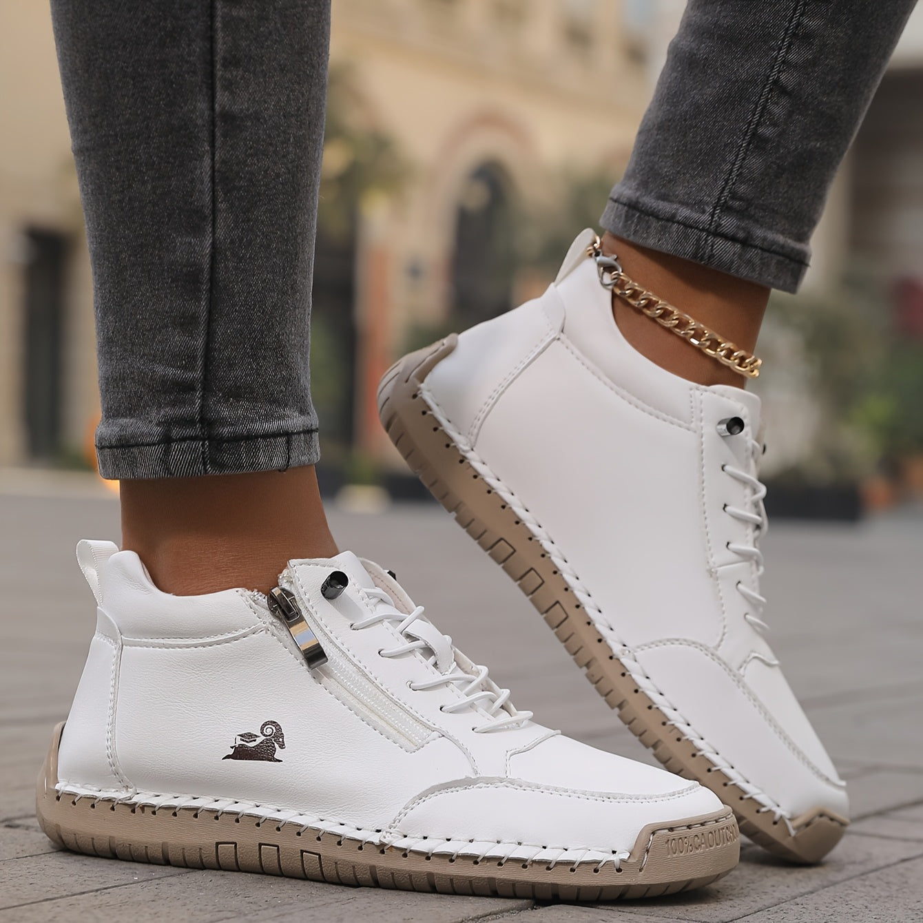 Flora Scarpe Ortopediche Comode con Cerniera