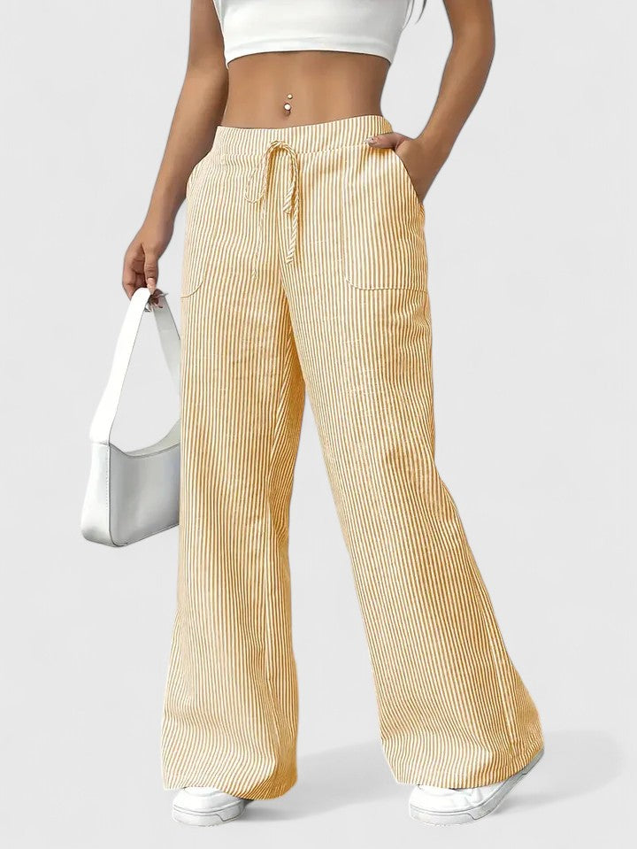 Noemi | Pantaloni Palazzo a Righe
