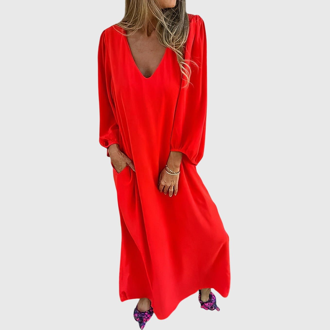 Carol™ - Vestito Boho Lungo con Tasche
