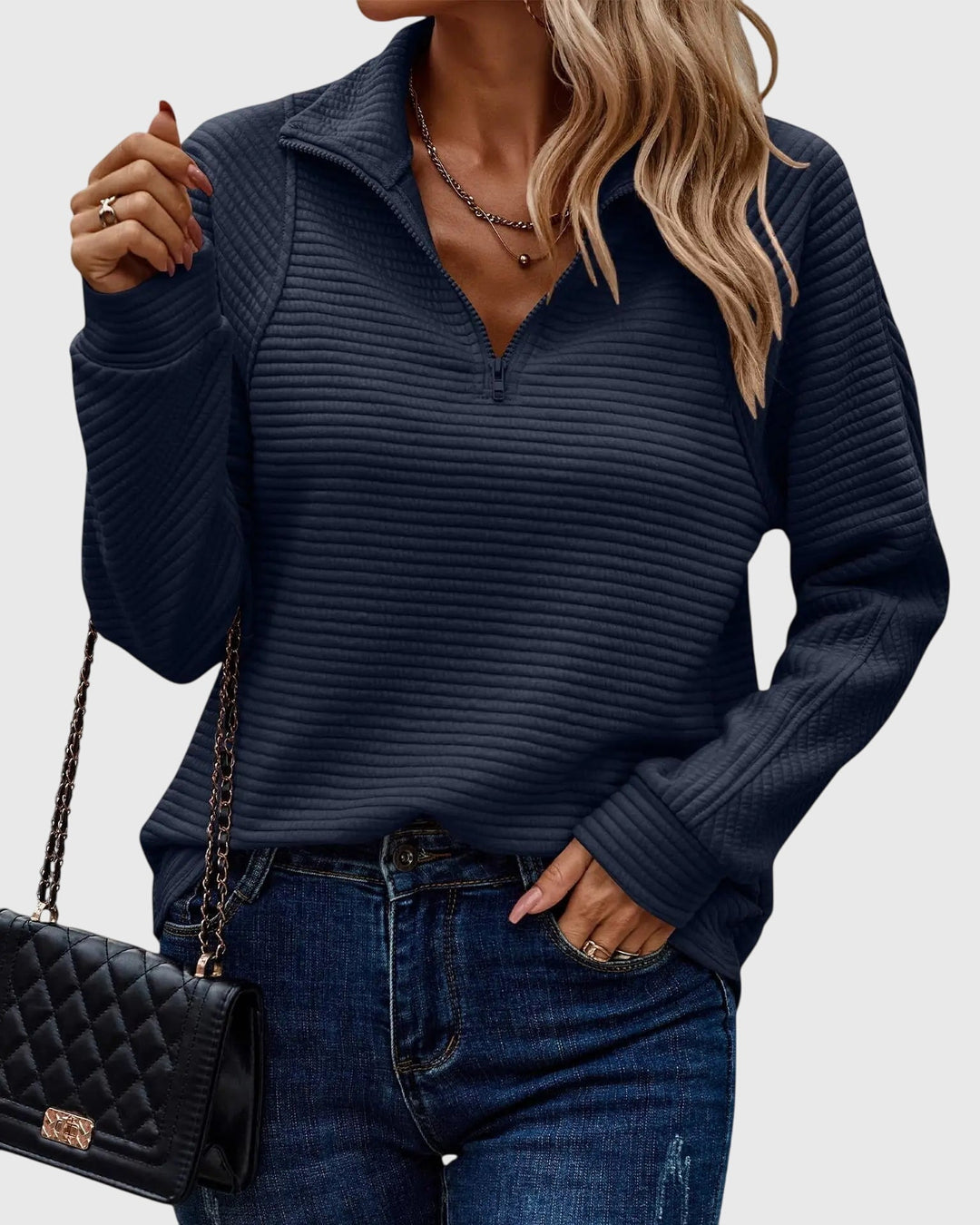 Abigail™ | Maglione Elegante con Zip