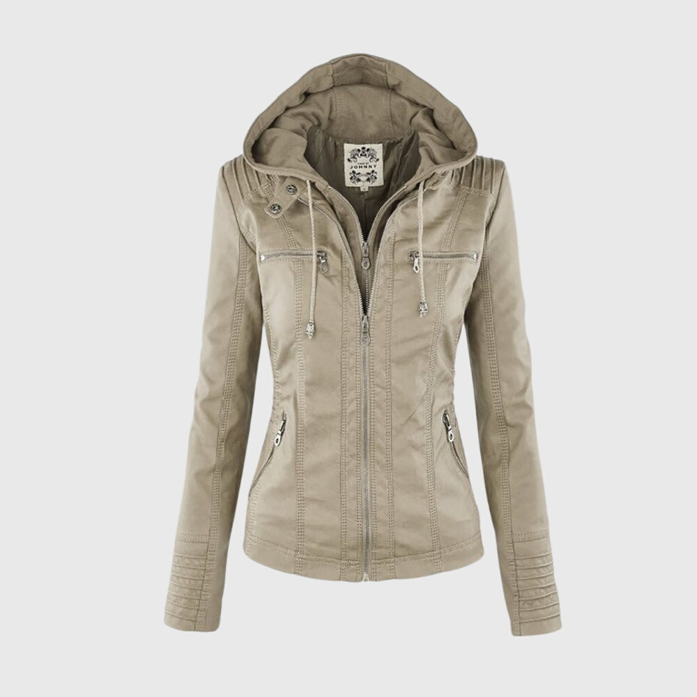KAROLINE™ La giacca in pelle elegante e unica