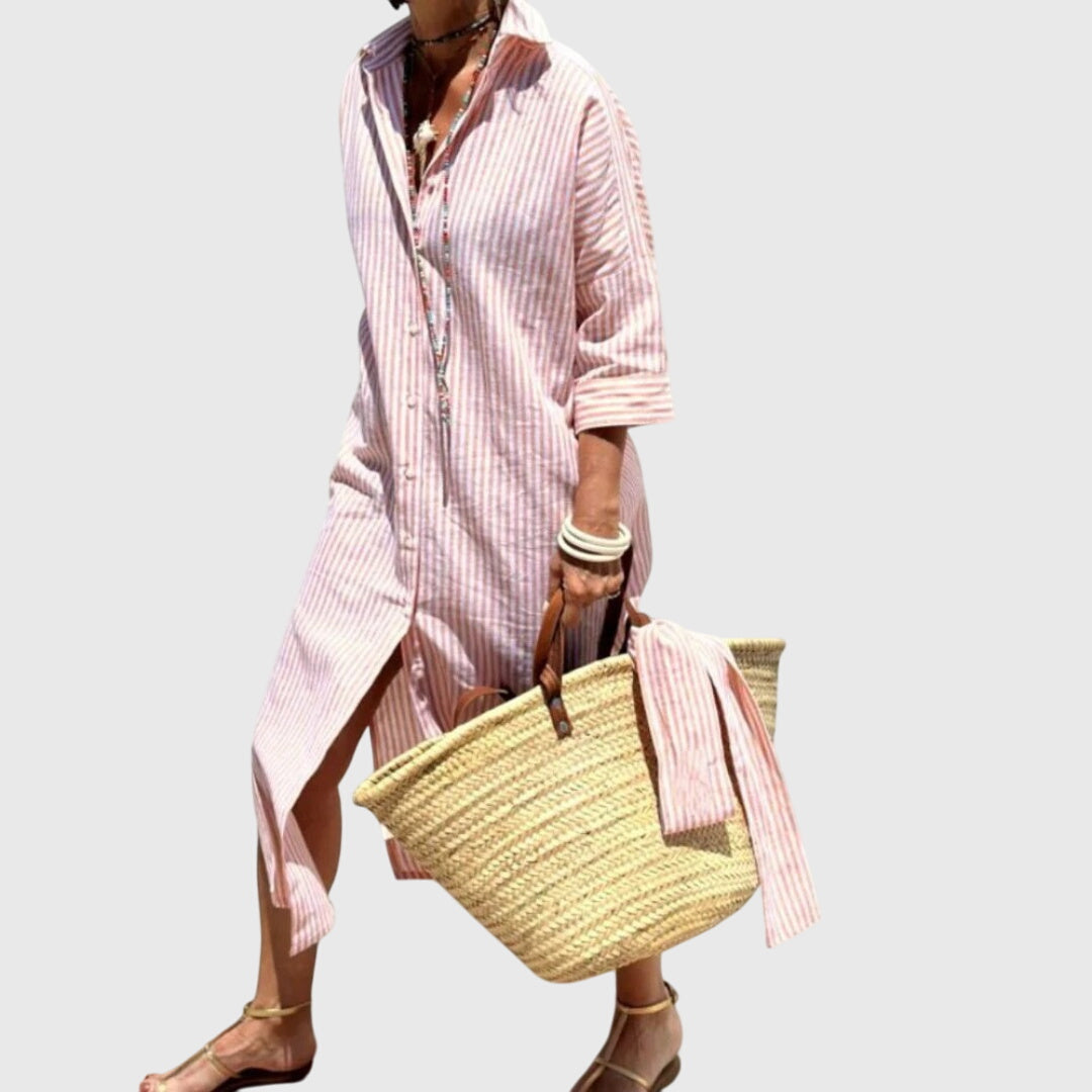 Ellen™ | Abito Striato Classico