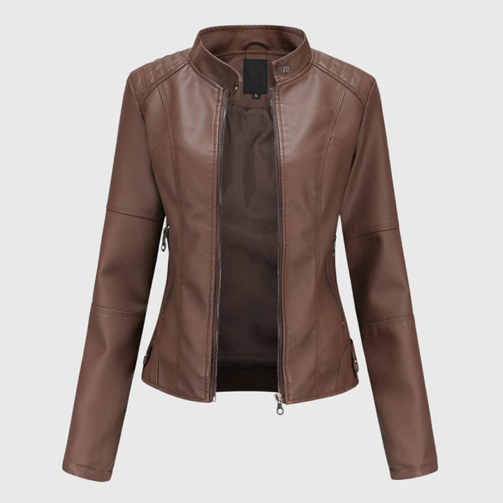Giorgina™ - Giacca di Pelle Elegante per Donne