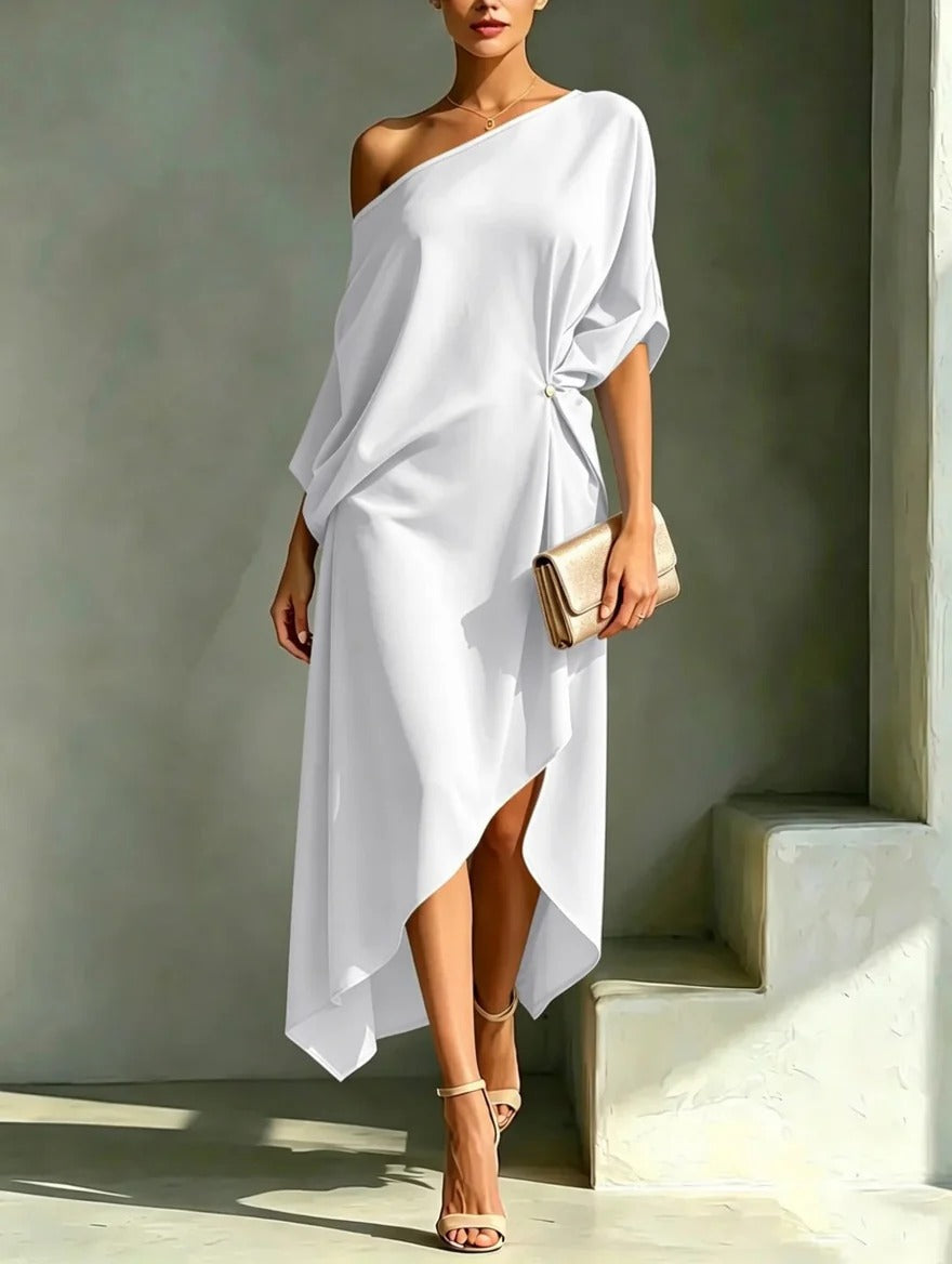 Camila | Vestito asimmetrico elegante