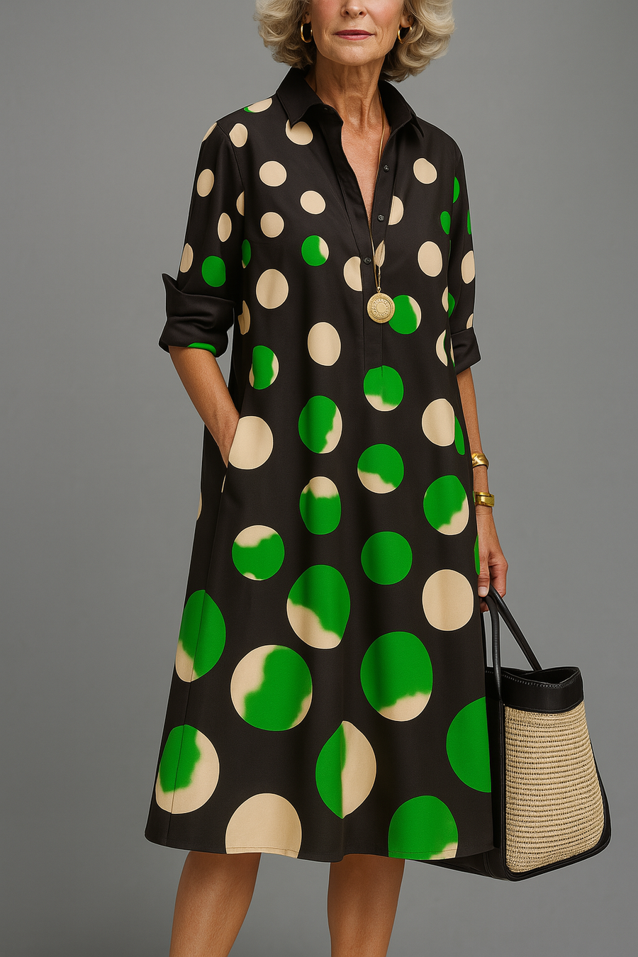 Naomi | Abito Midi Elegante