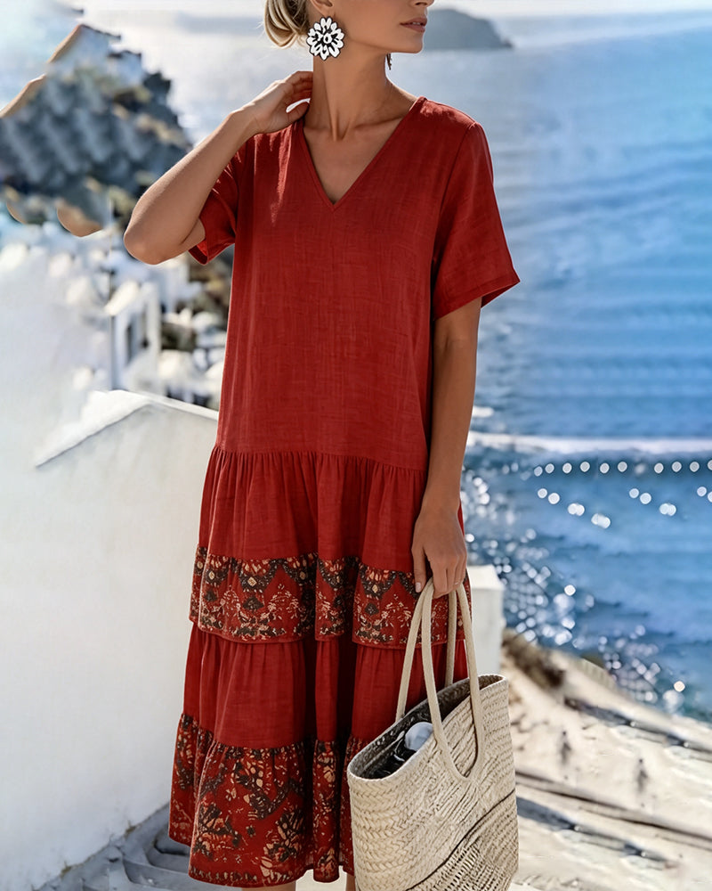 Martina | Abito Midi Vintage Floreale