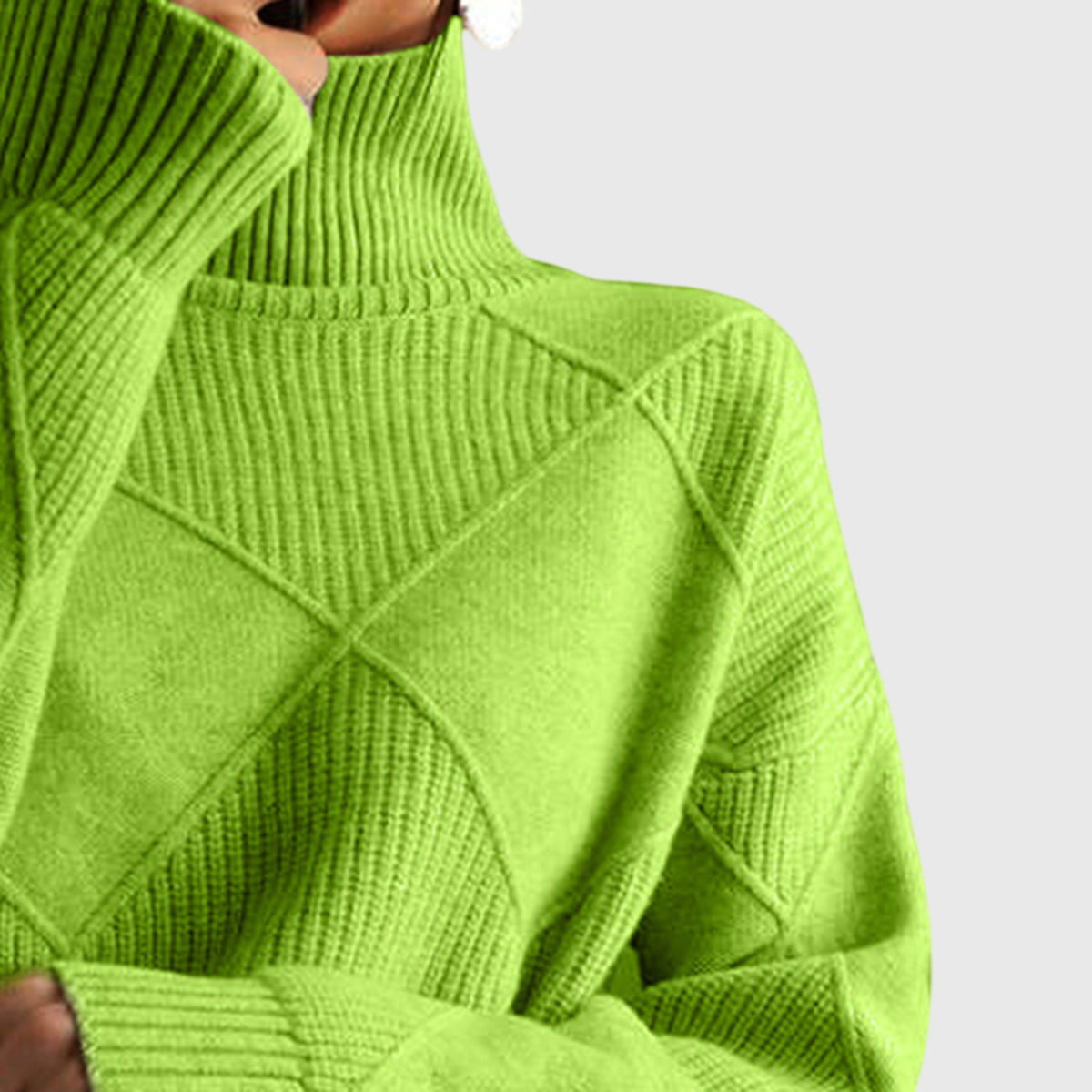 Angela™ - Maglione a Collo Alto