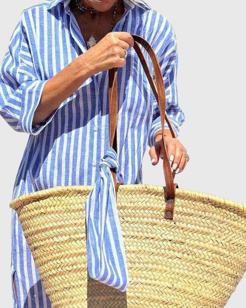 Ellen™ | Abito Striato Classico