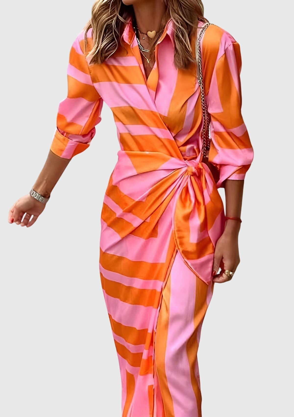 Everly™ | Abito Avvolgente Elegante con Stampa