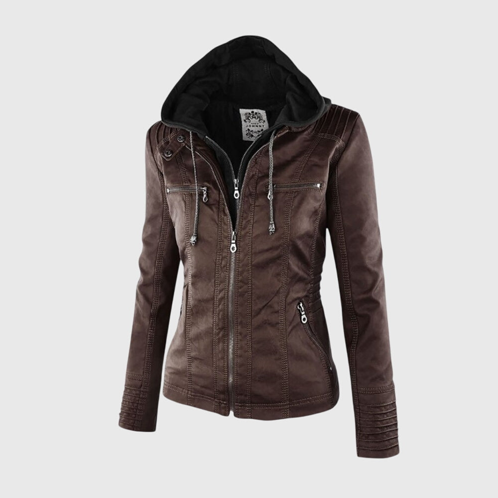 KAROLINE™ La giacca in pelle elegante e unica