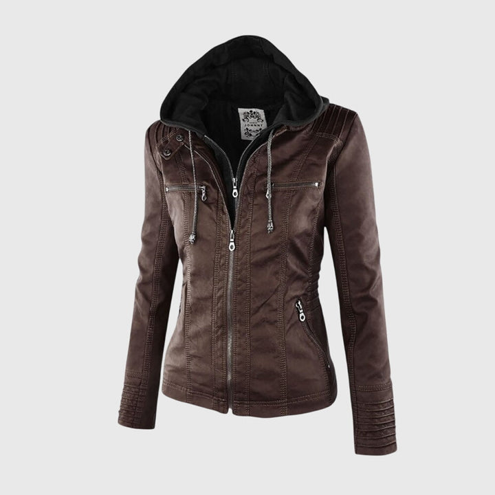 KAROLINE™ La giacca in pelle elegante e unica