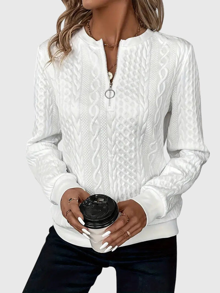 Nora™ | Maglione con Zip