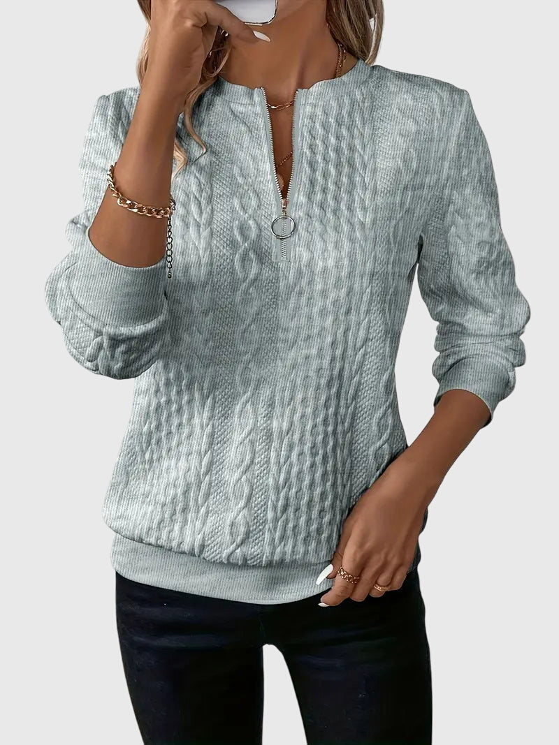 Nora™ | Maglione con Zip