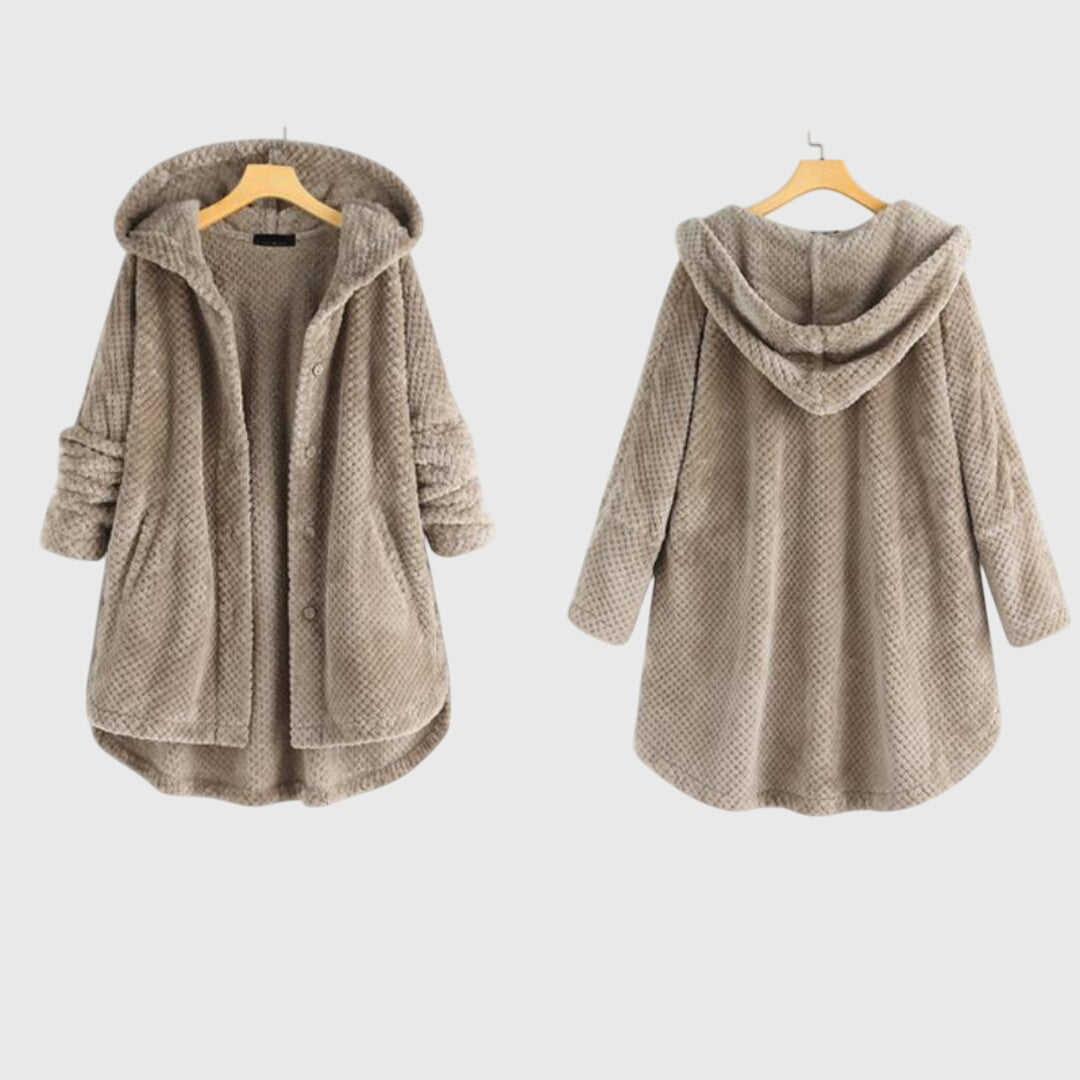 Franca™ - Giacca in Pile con Cappuccio