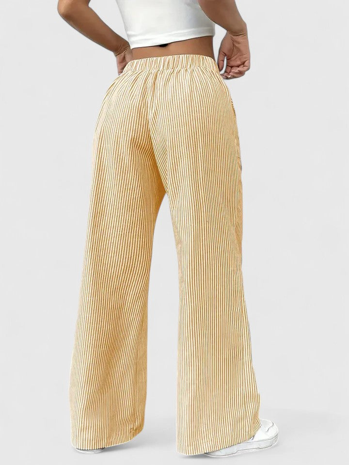 Noemi | Pantaloni Palazzo a Righe