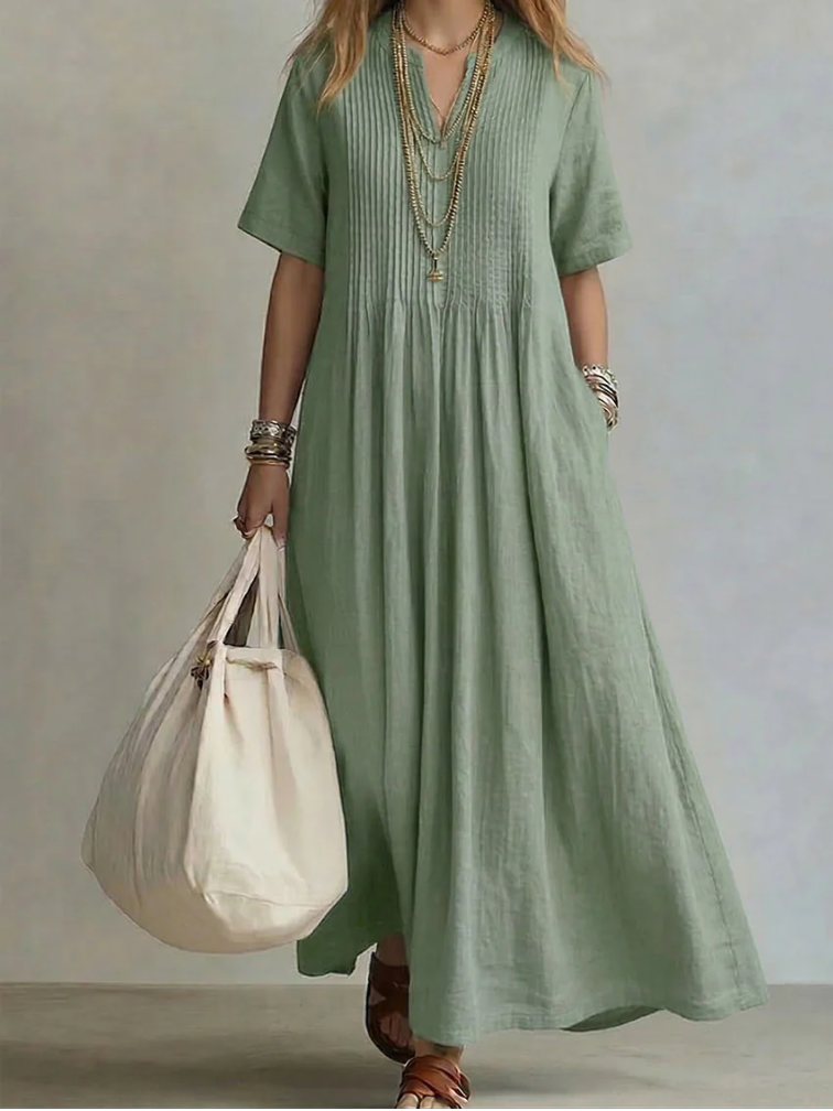 Noor | Abito Plissé Fluente ed Elegante