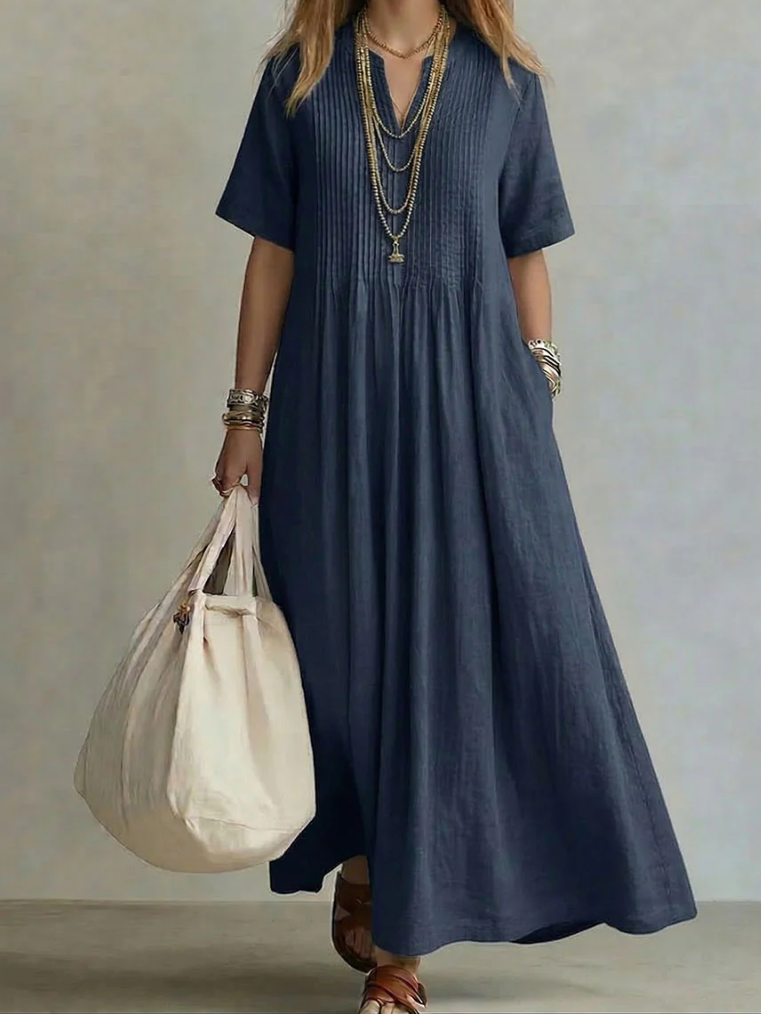Noor | Abito Plissé Fluente ed Elegante