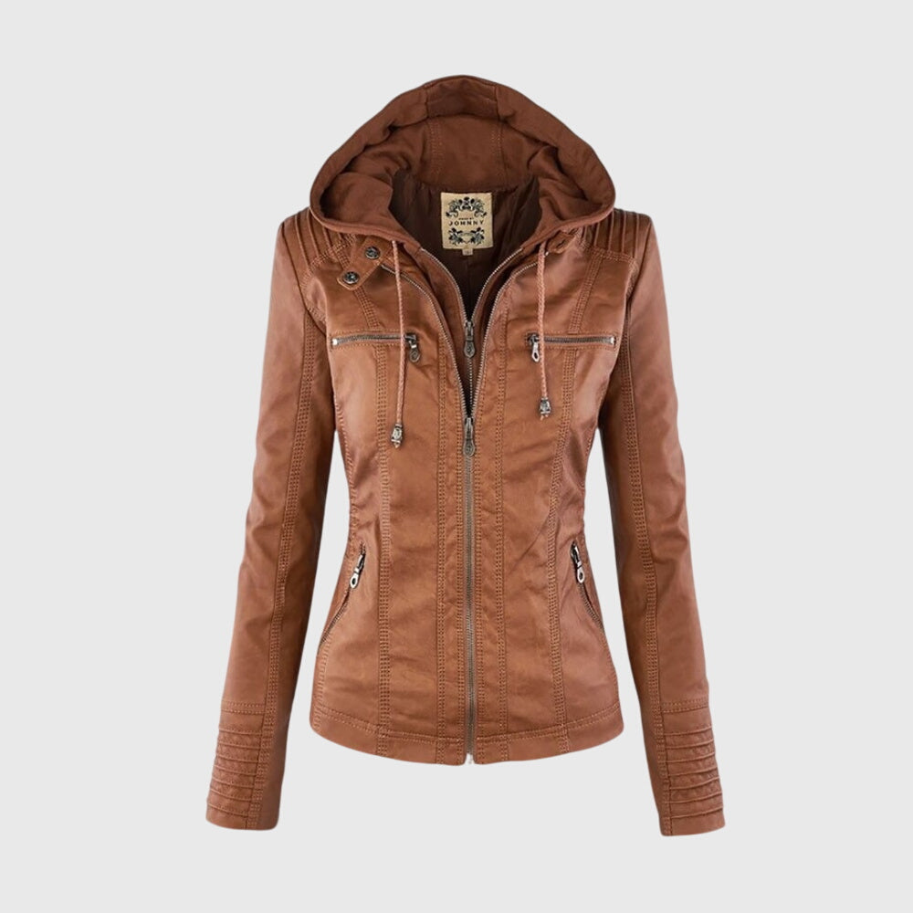 KAROLINE™ La giacca in pelle elegante e unica