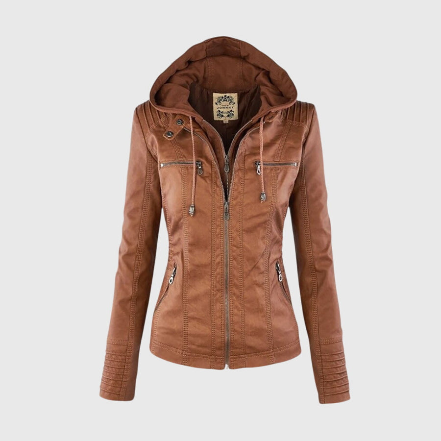 KAROLINE™ La giacca in pelle elegante e unica