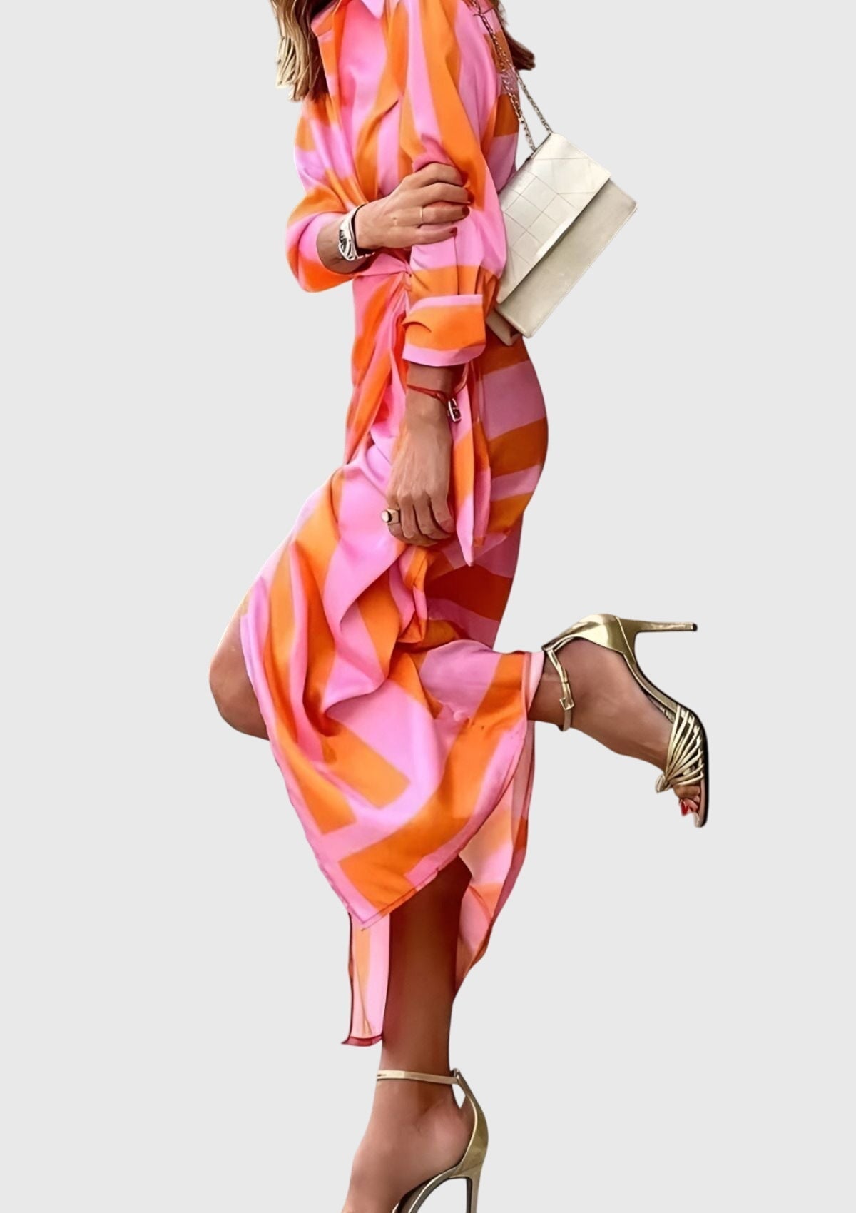Everly™ | Abito Avvolgente Elegante con Stampa