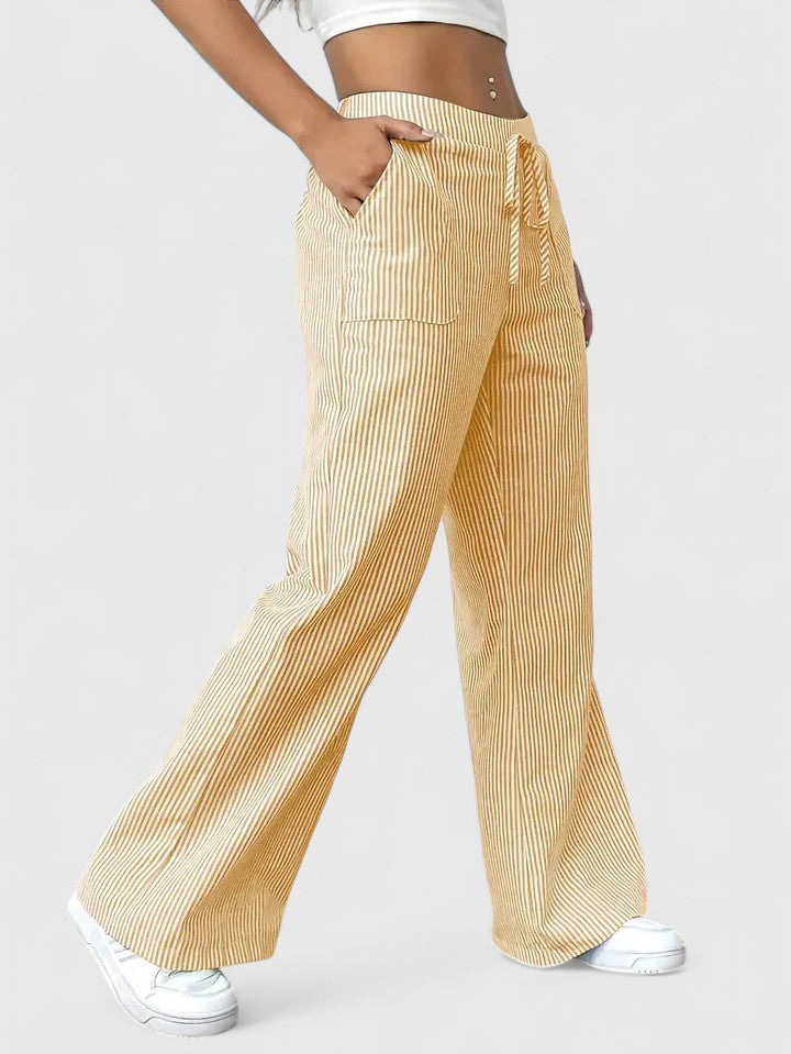 Noemi | Pantaloni Palazzo a Righe