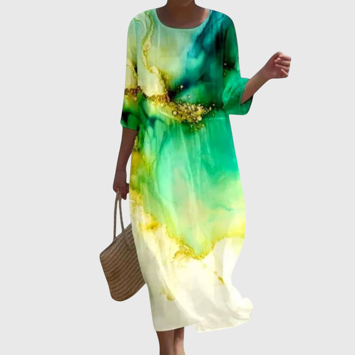 Hayley™ | Elegante Abito Maxi a Fiori