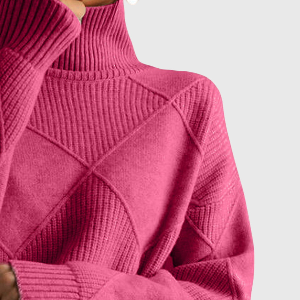 Angela™ - Maglione a Collo Alto