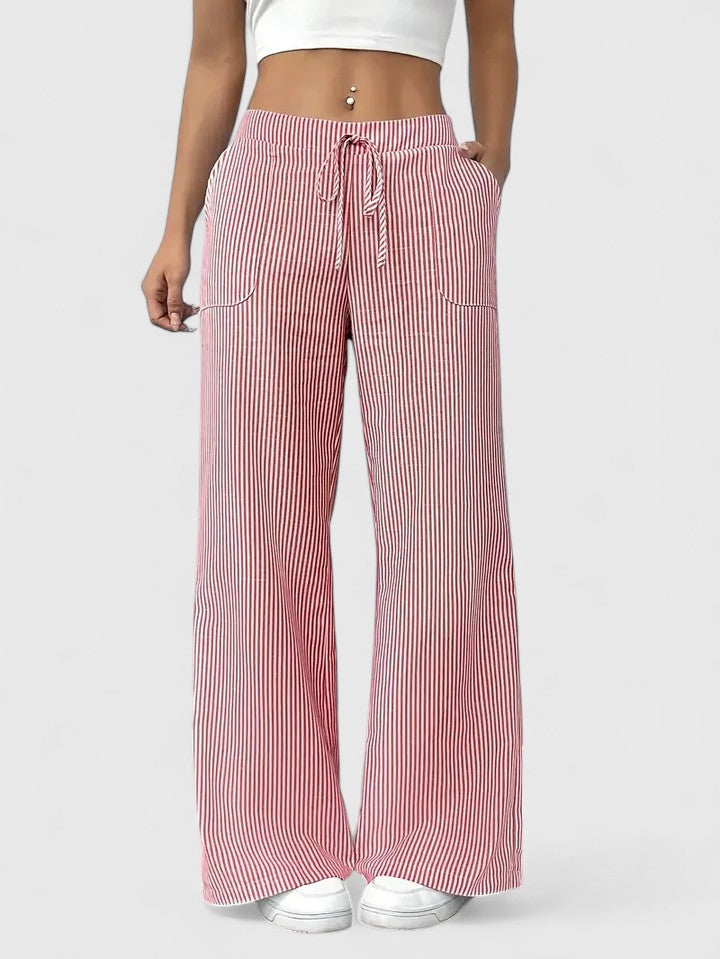 Noemi | Pantaloni Palazzo a Righe