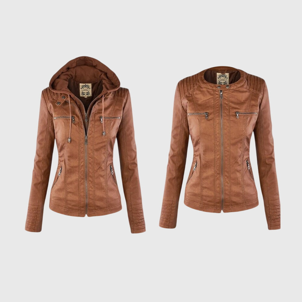 KAROLINE™ La giacca in pelle elegante e unica