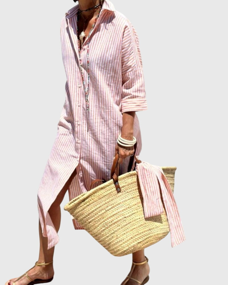 Ellen™ | Abito Striato Classico