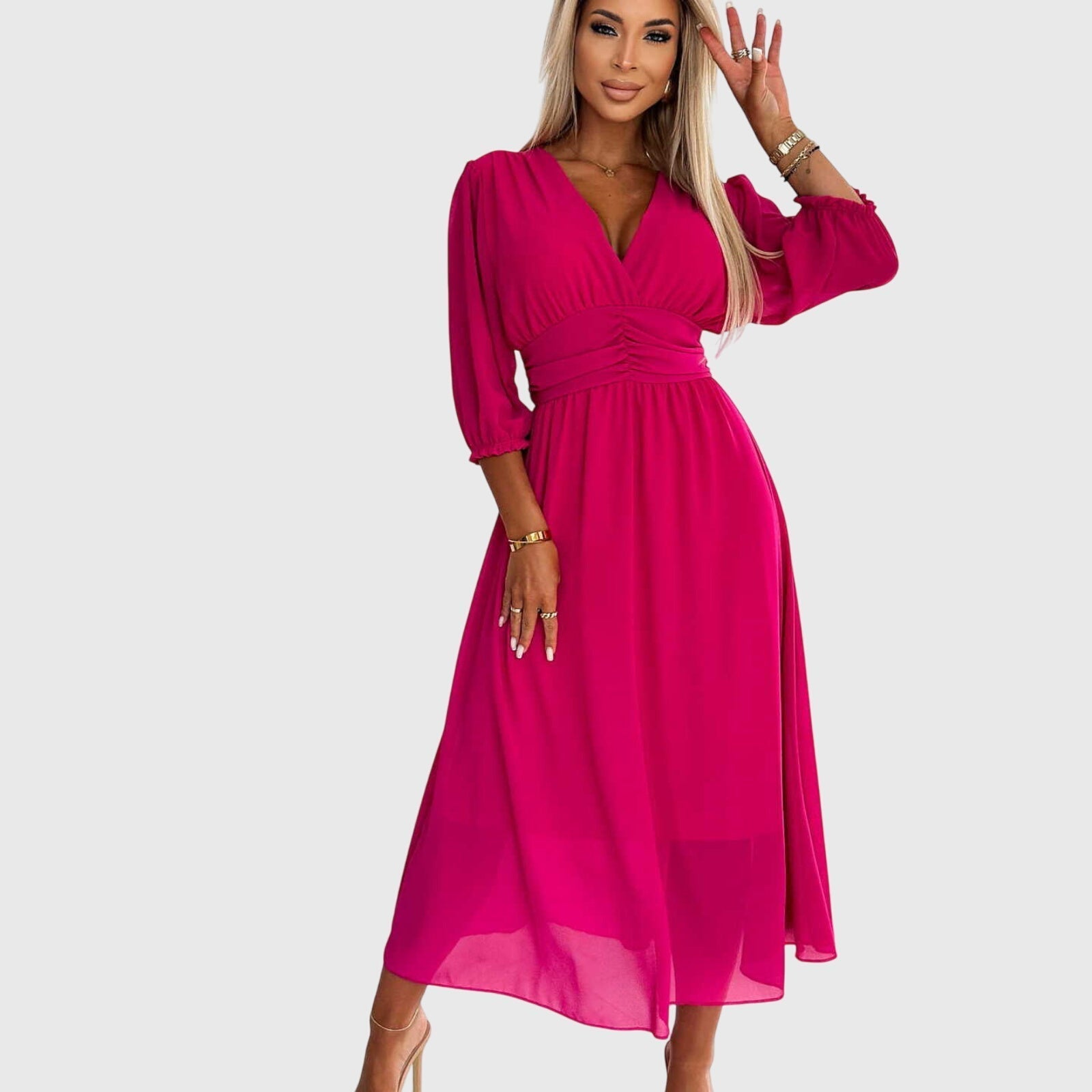 Chloe™ | Abito in Chiffon Setoso Leggero