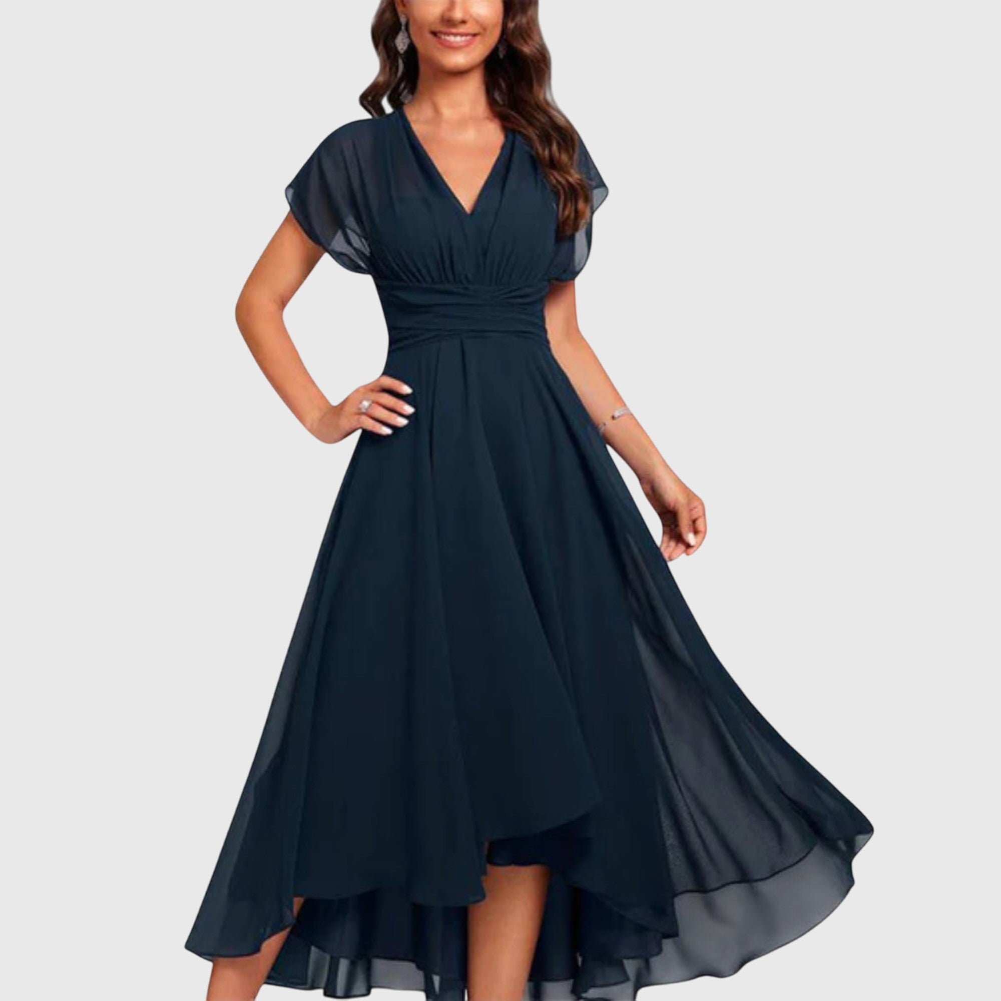 Christina™ | Abito A-Line con scollatura a V
