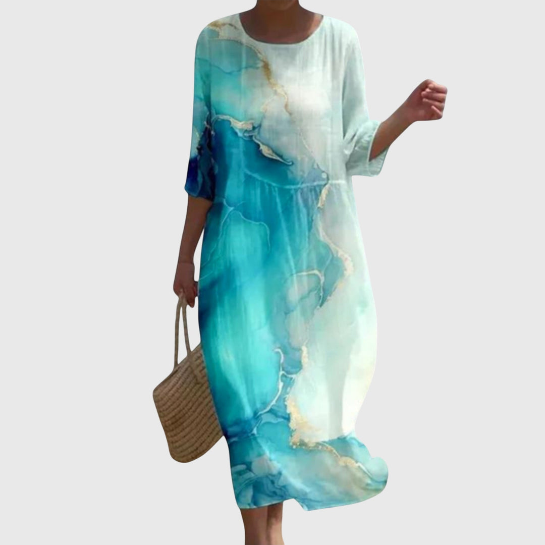 Hayley™ | Elegante Abito Maxi a Fiori