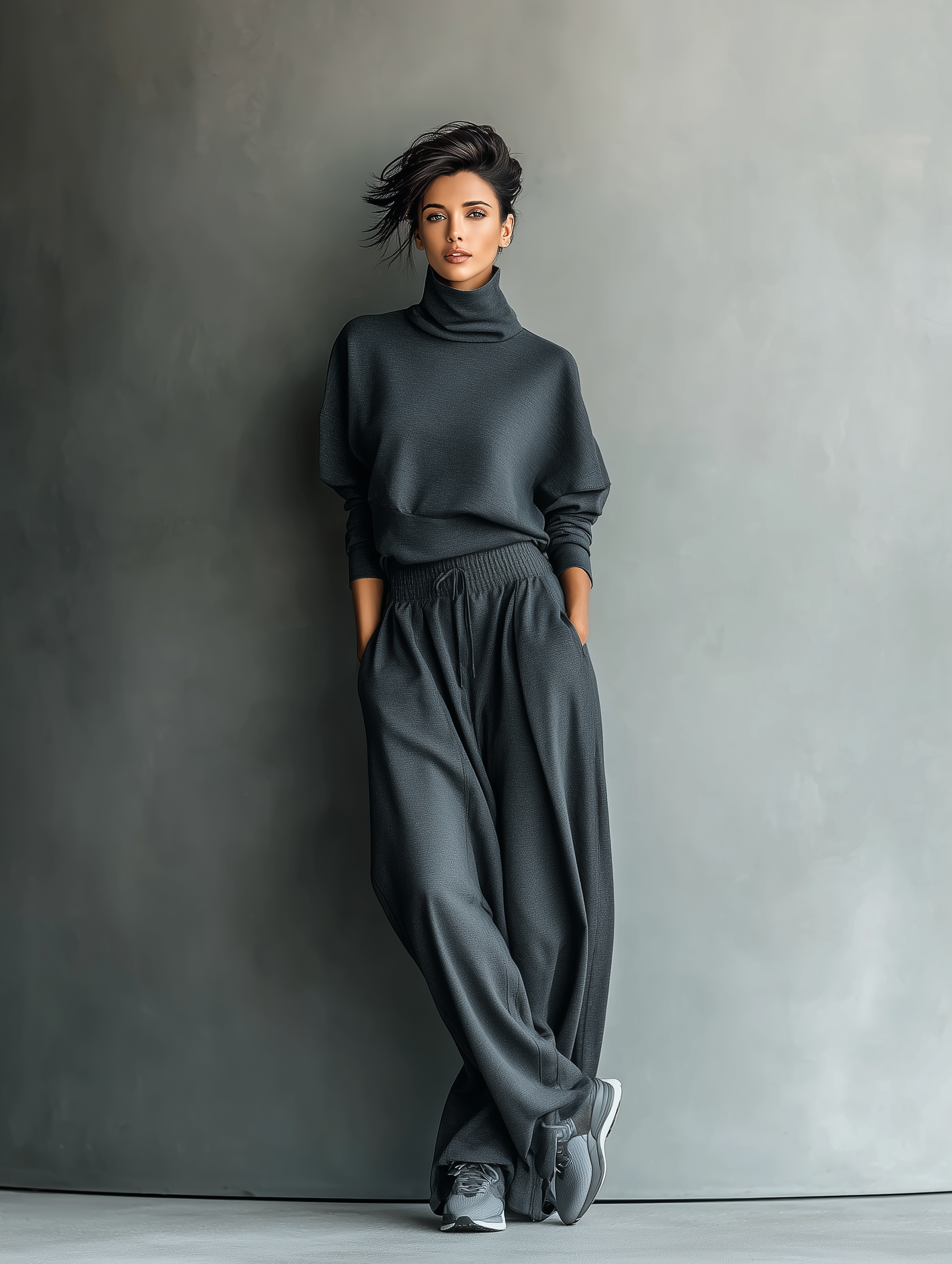 Carlotta - Insieme in Maglia con Pantalone Ampio