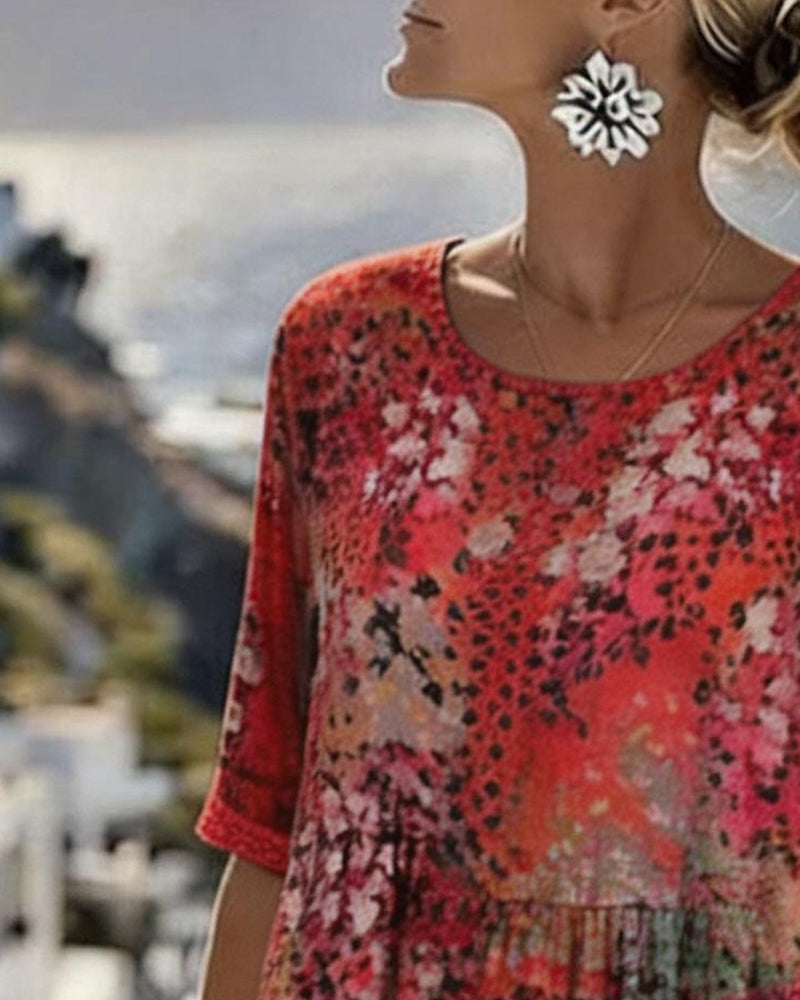 Paola | Abito Midi Eleganza Retrò